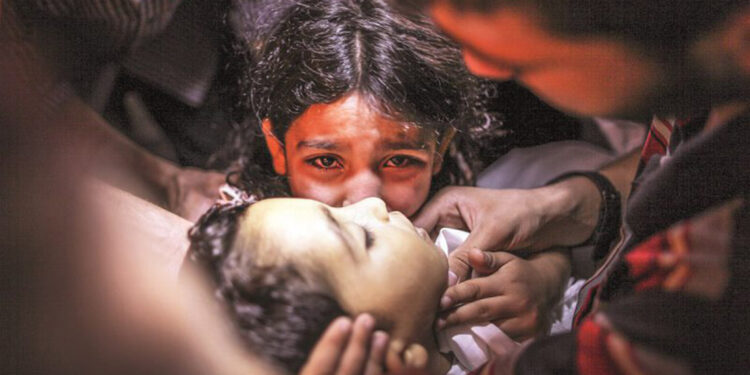 Ölen masumlar değil insanlıktır!