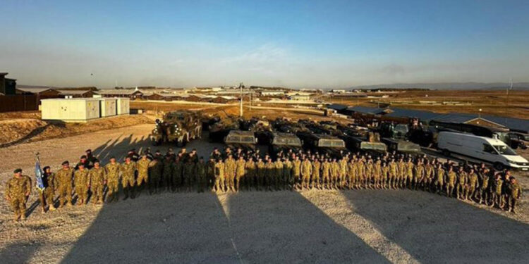 Romanya’dan 130 asker, KFOR güçlerine katıldı