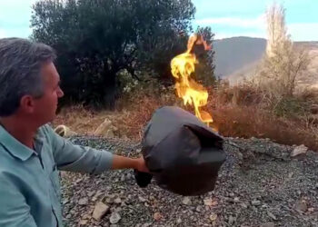 Tekirdağ'da sondaj çalışması sırasında gaz açığa çıktı
