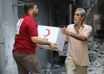 Türk kızılay’dan gazze'deki sivillere yardım