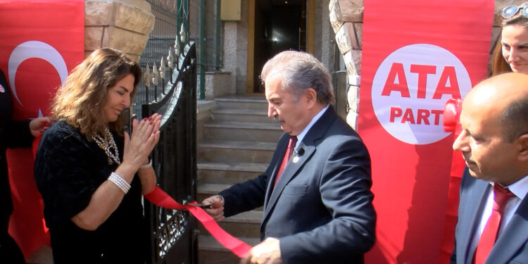Yeni kurulan ATA Parti'nin genel merkez binası açıldı
