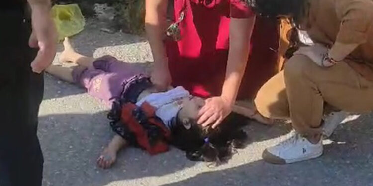 Yol kenarında hareketsiz bulunan Nisa, kurtarılamadı