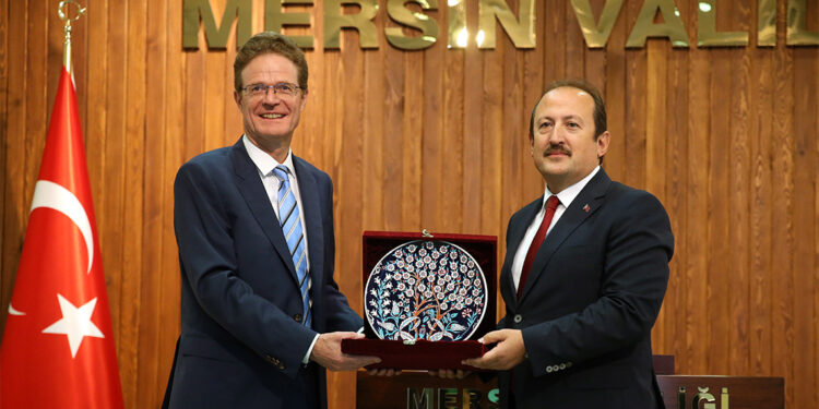 AB Türkiye Delegasyonu Başkanı Mersin'de