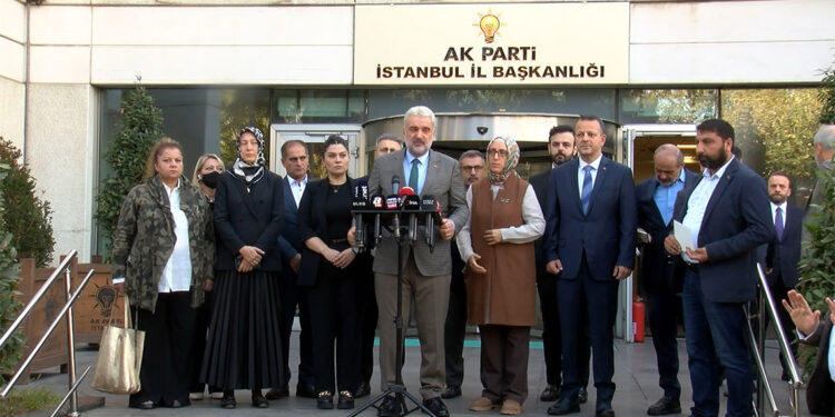 AK Parti'den 81 ilde eş zamanlı Filistin açıklaması