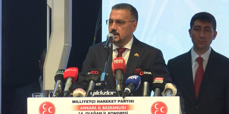 Alparslan Doğan yeniden MHP Ankara İl Başkanı seçildi