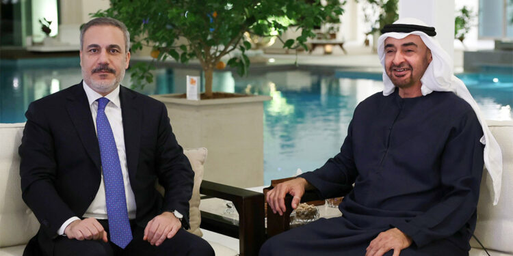 Bakan Fidan, Al Nehyan ile görüştü