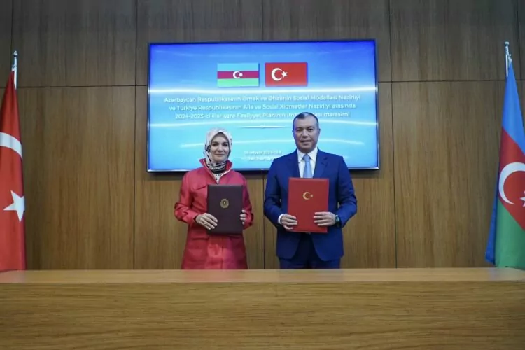 Bakan göktaş, azerbaycan çalışma ve halkın sosyal koruması bakanı ile görüştü