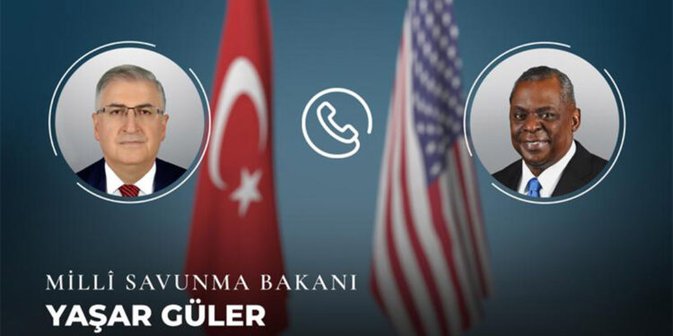 Yaşar Güler ve ABD Savunma Bakanı telefonda görüştü