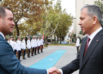 Ali Yerlikaya, Bulgaristan İçişleri Bakanı ile bir araya geldi