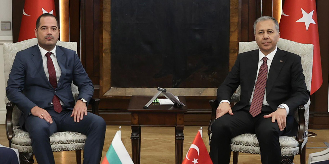 Ali Yerlikaya, Bulgaristan İçişleri Bakanı ile bir araya geldi