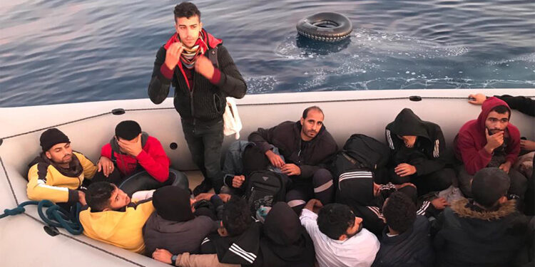 Bodrum'da 53 kaçak göçmen yakalandı