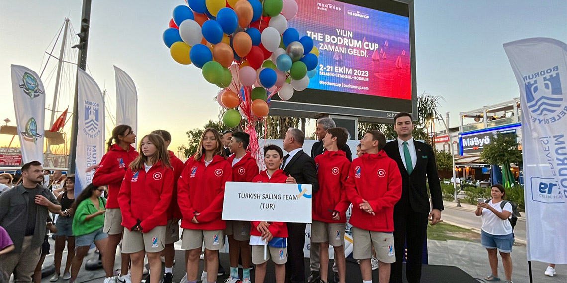 Bodrum Uluslararası Optimist Yarışları kortej yürüyüşüyle başladı