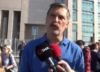 Erkan Baş Can Atalay için İstanbul Adliyesi'ne geldi