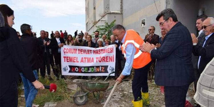 Tahtasız'dan sembolik temel atma töreni