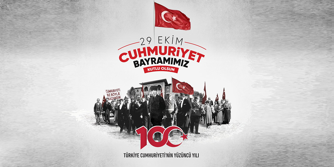 Cumhuriyet'in 100'üncü yılını kutlamanın gururunu yaşıyoruz