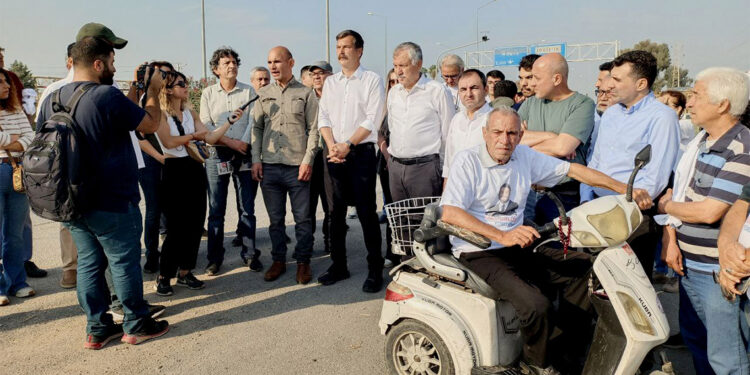 Erkan Baş 'Özgürlük Yürüyüşü'nün 9'uncu gününde