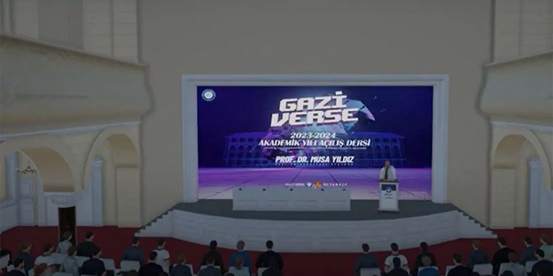 Gazi üniversitesi 'gaziverse' ile eğitim vermeye başladı