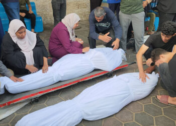 Gazze'de hayatını kaybedenler için toplu cenaze töreni
