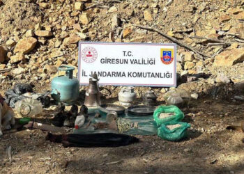 Giresun'da terör örgütünün kullandığı sığınak bulundu