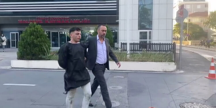 Hafriyat kamyonu ile dehşet saçan sürücü yakalandı