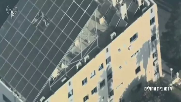 Saldırı düzenlenen hastanenin havadan görüntüleri yayınladı