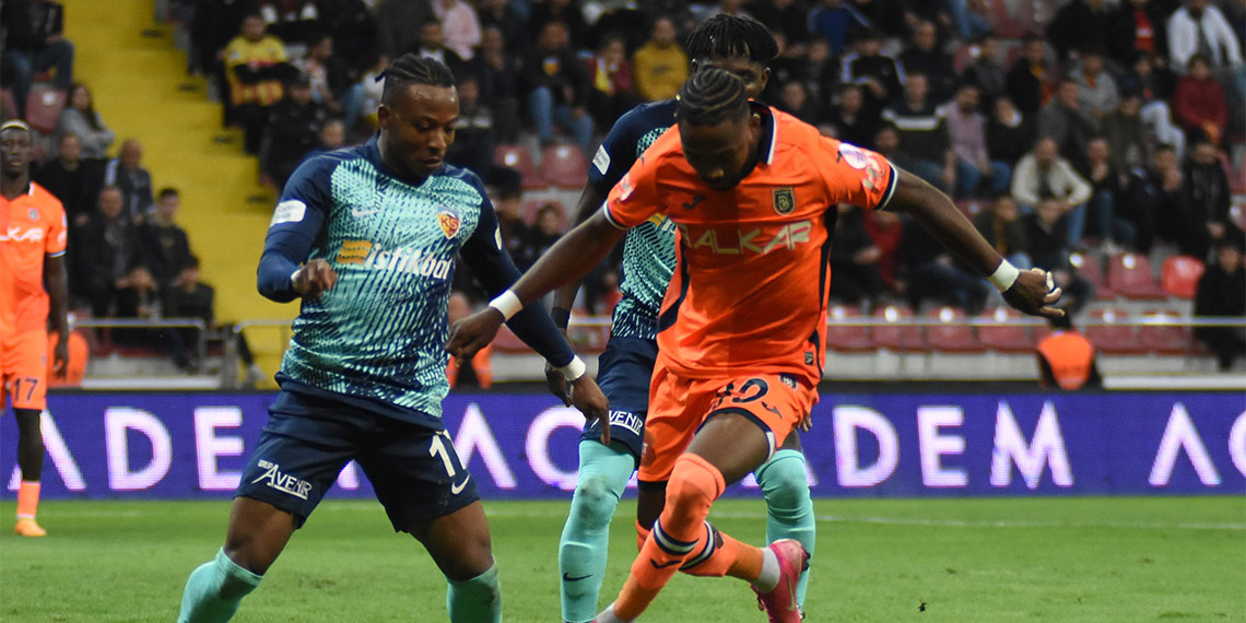 Kayserispor Başakşehir FK ile 0-0 berabere kaldı
