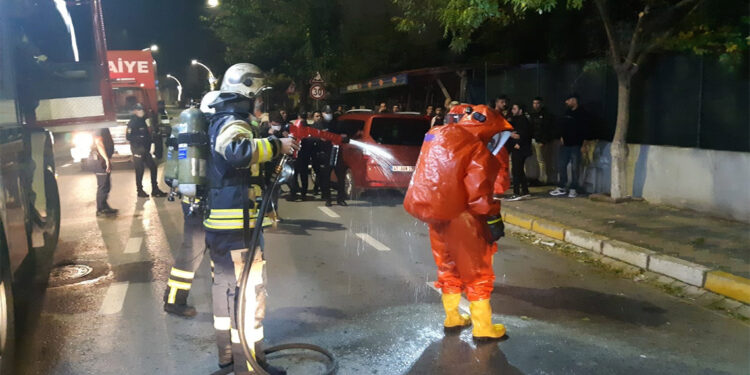 Kimyasal patlamanın ardından 43 kişi tahliye edildi