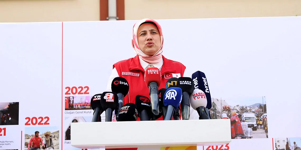 Türk kızılay genel başkanı fatma meriç yılmaz, birleşmiş milletler (bm) güvenlik konseyi’nin daimi üyelerinin büyükelçiliklerine mektup yazarak, gazze'ye insani yardım koridoru açılması için karar alınmasını istediklerini söyledi.