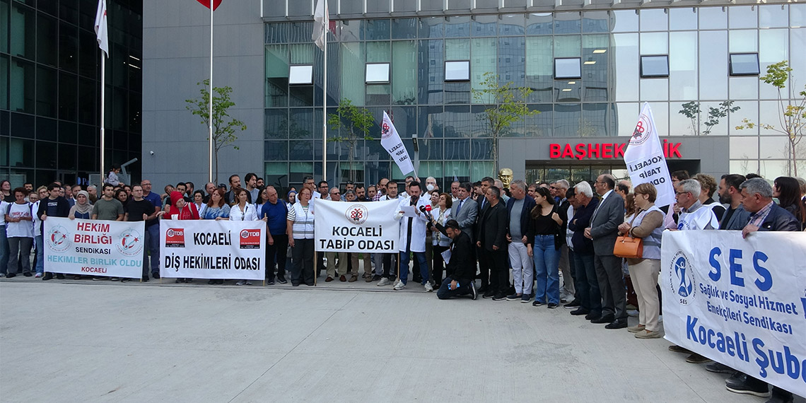 Kocaeli'de 3 aile hekimine saldırıya kınama