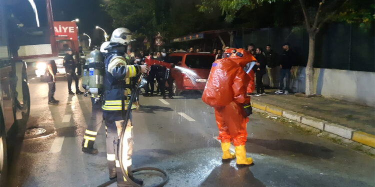 Kocaeli'de fosfit patlaması meydana geldi