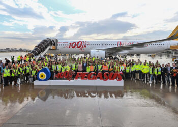 Pegasus, Cumhuriyet isimli 100'üncü uçağını teslim aldı