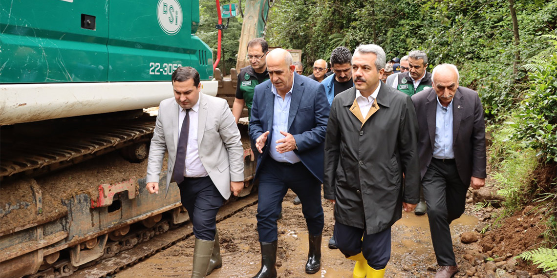 Rize'de hasar tespit çalışması başladı