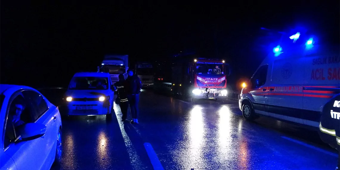 Tankerden dökülen mazot kazaya neden oldu