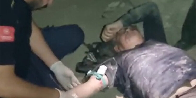 Tarihi kalenin dehlizine düşen doktorun tedavisi sürüyor