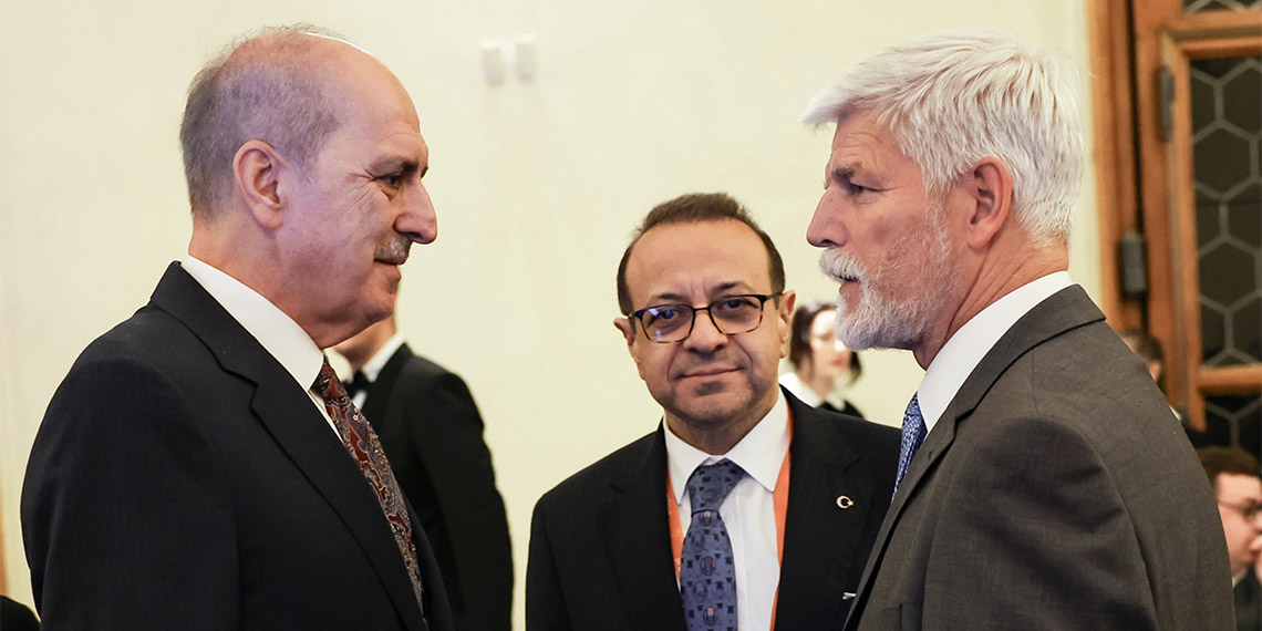 Kurtulmuş, Çekya Cumhurbaşkanı Petr Pavel ile görüştü