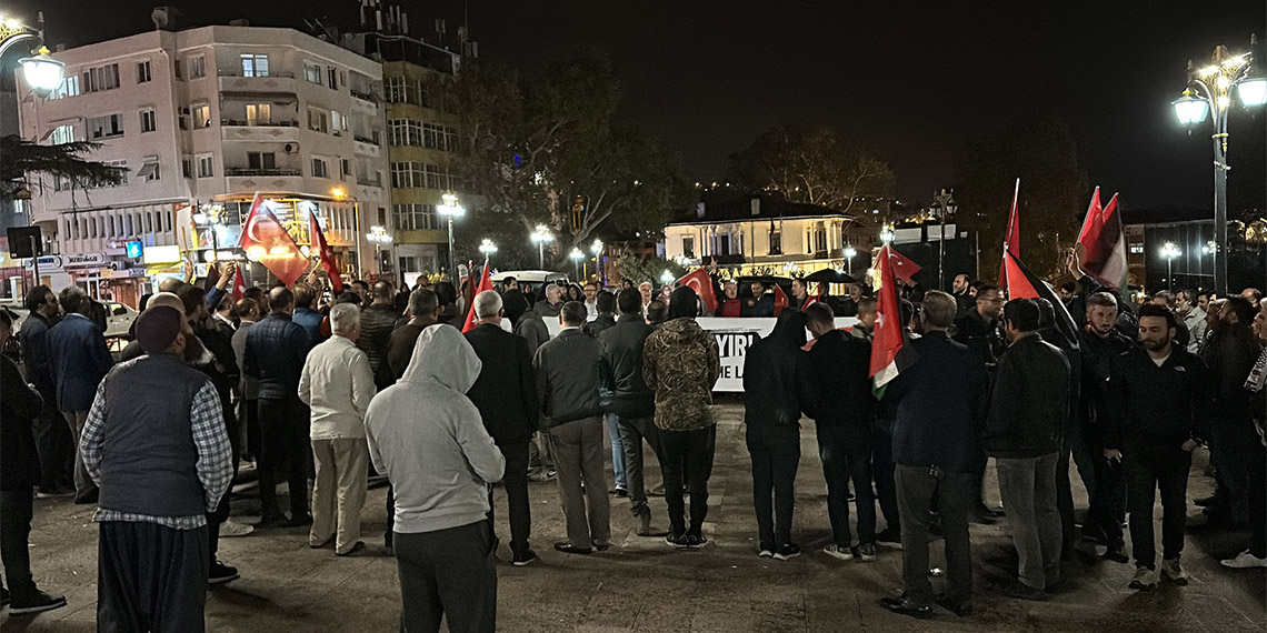 Tekirdağ'dan Filistin'e destek mesajı