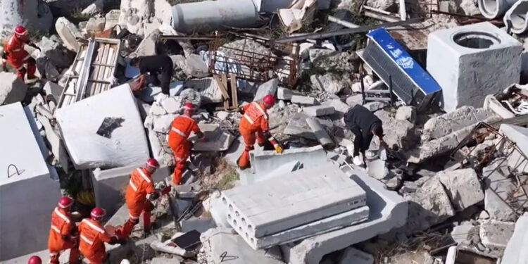 TSK İnsani Yardım Tugayı'ndan tatbikat