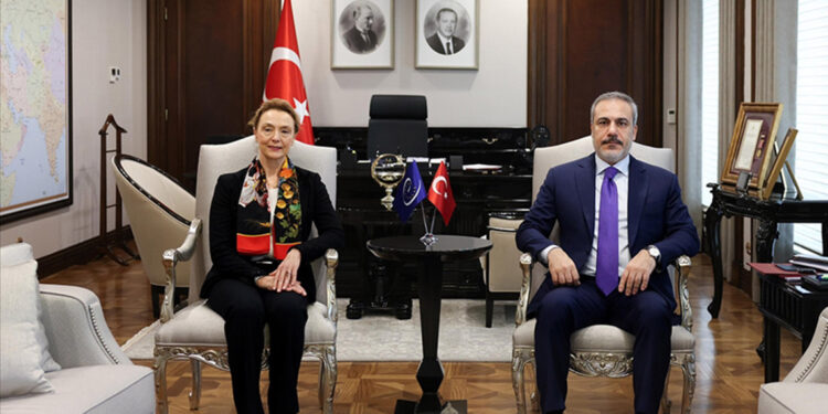 Bakan Fidan, Avrupa Konseyi Genel Sekreteri'ni kabul etti