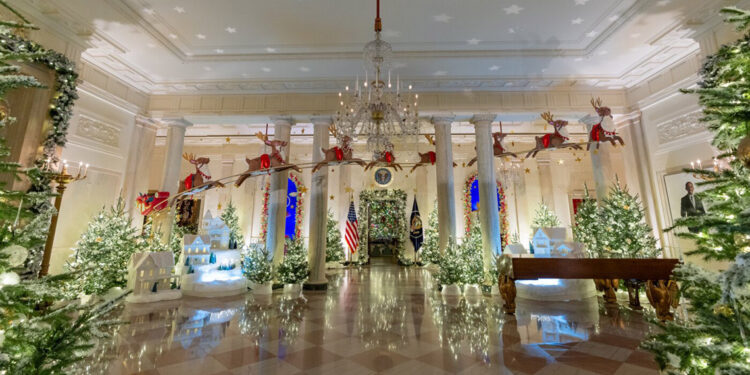 Beyaz Saray’da geleneksel Noel hazırlıkları tamamlandı