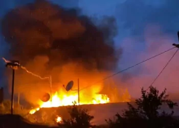 Bodrum'da restoranda yangın