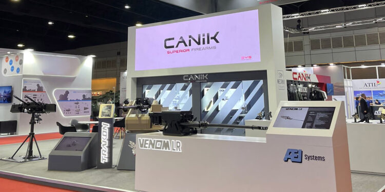 CANiK ürünleri Defense & Security fuarında sergilendi
