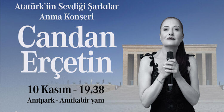 Candan Erçetin Atatürk'ün sevdiği şarkıları seslendirecek