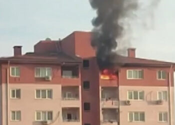 Diyarbakır’da 8’inci Ana Jet Üssü’ndeki lojmanda yangın
