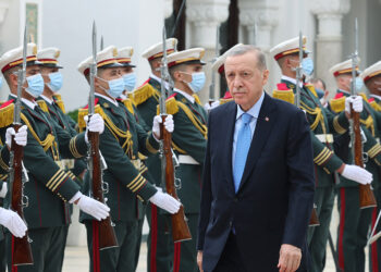 Erdoğan, Cezayir Cumhurbaşkanlığı Sarayı’nda