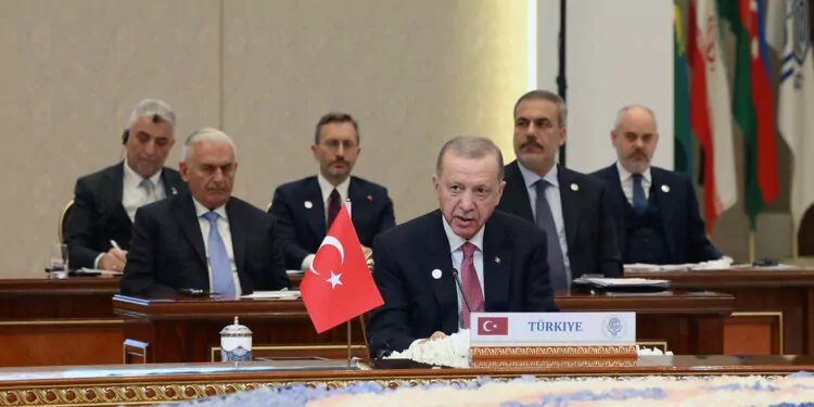 Erdoğan ekonomik i̇şbirliği toplantısı’nda konuştu