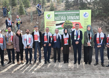 Filistin'de şehit olan gazeteciler için hatıra ormanı oluşturuldu