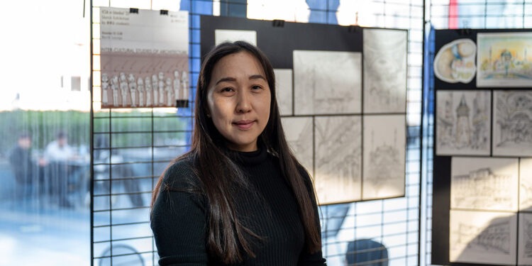 Japon öğrenciler Türk mimarisi örneklerinden sergi açtı