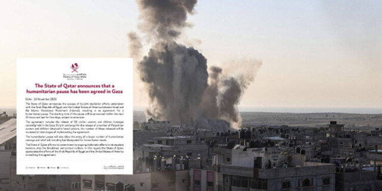 Katar'dan ‘insani duraklama anlaşması’ açıklaması