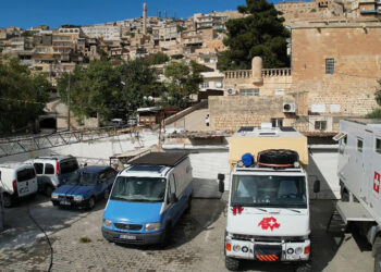 Mardin, karavanla Türkiye'ye gelen turistlerin tercihi oldu