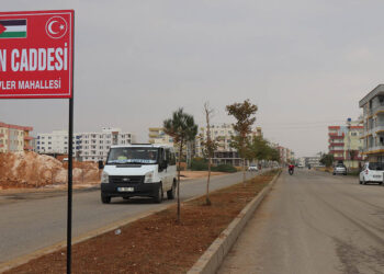 Midyat'ın en uzun caddesine 'Filistin Caddesi' ismi verildi